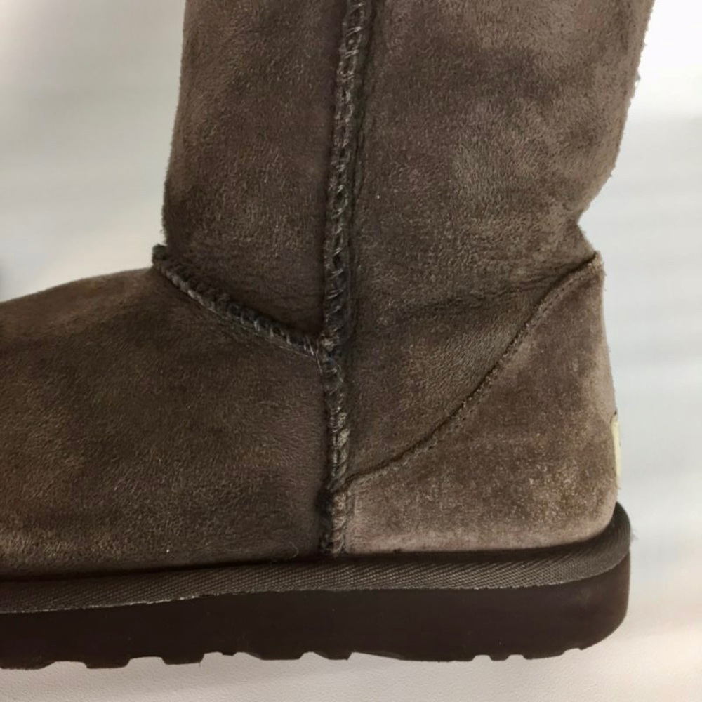 UGG Classic Tall 5815 Brown Shearling Boots 8 - Picture 10 of 14